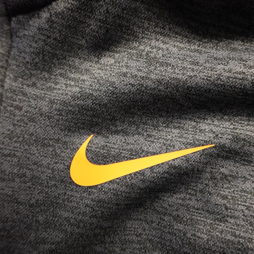 Nike Therma-FIT‎ Full Zip Hoodie Kids XS (4) Gray Black Orange - Picture 3 of 8